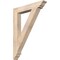 Ekena Millwork Traditional Traditional Smooth Bracket, Douglas Fir, 3 1/2"W x 24"D x 32"H BKT04X24X32TRA01SDF - alternate 1